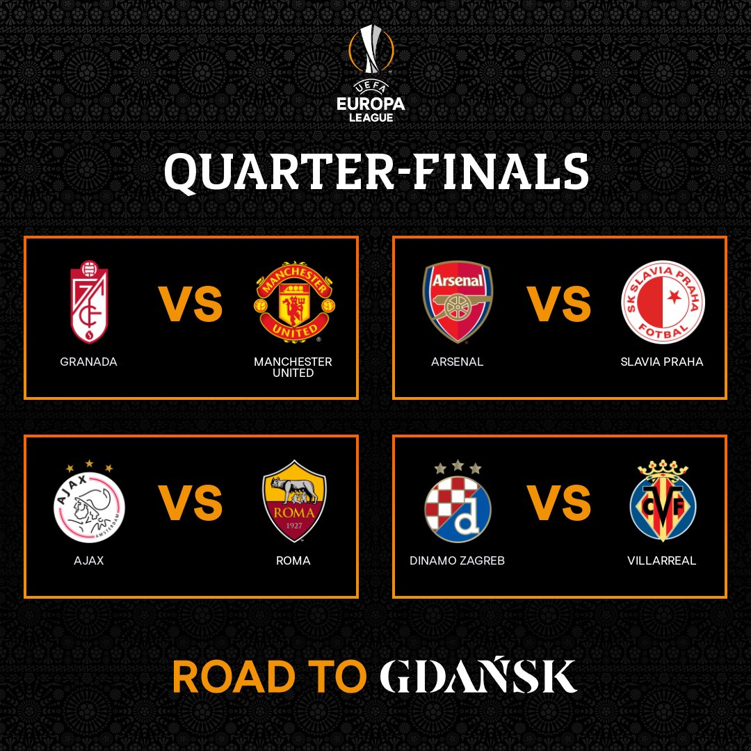 UEFA Europa League, QF, 2nd Leg, Slavia Praha v Arsenal FC