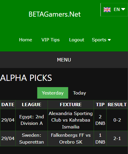 vip bet won ticket