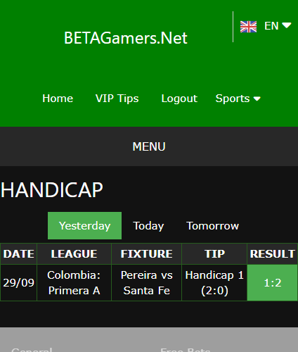 vip bet won ticket
